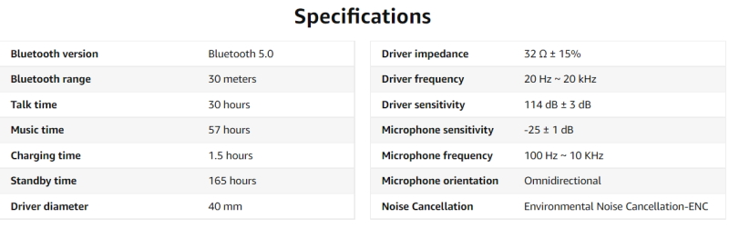 EKSA Noise Canceling Trucker Bluetooth Headset 2