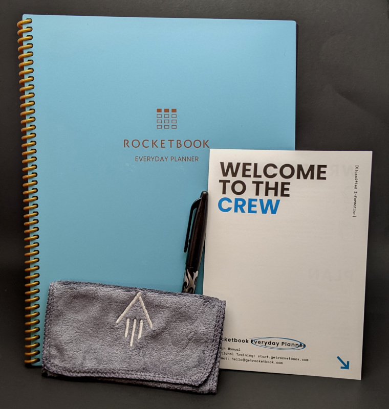 Rocketbook Fusion Smart Reusable Letter Size Notebook 8 12 x 11 7