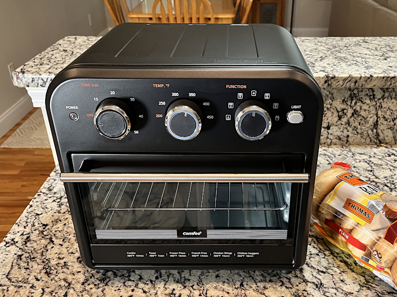 COMFEE 12-in-1 Air Fryer Toaster Oven Combo 6 Slice Countertop