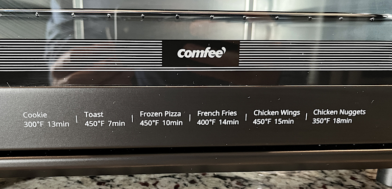 comfee CO-F25A1 Toaster Oven Air Fryer Combo User Guide