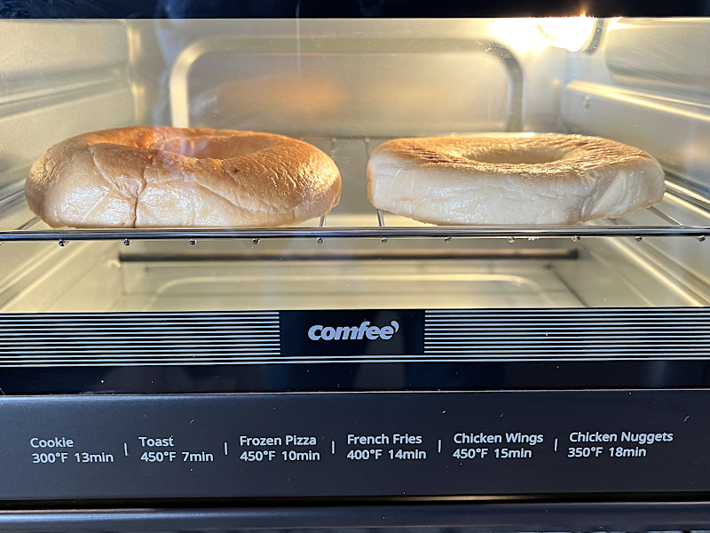 Bedtime snack with my COMFEE' air fryer toaster oven!