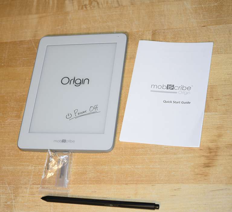 Mobiscribe Origin EInk Notebook review A better way to take and