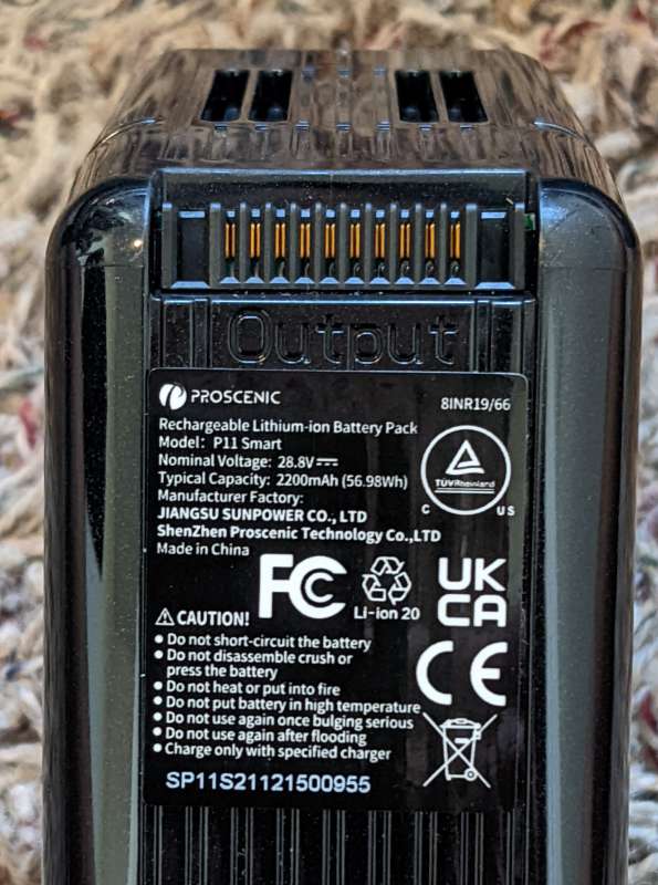 Vacuum cleaner battery P11 PROSCENIC 28,8V