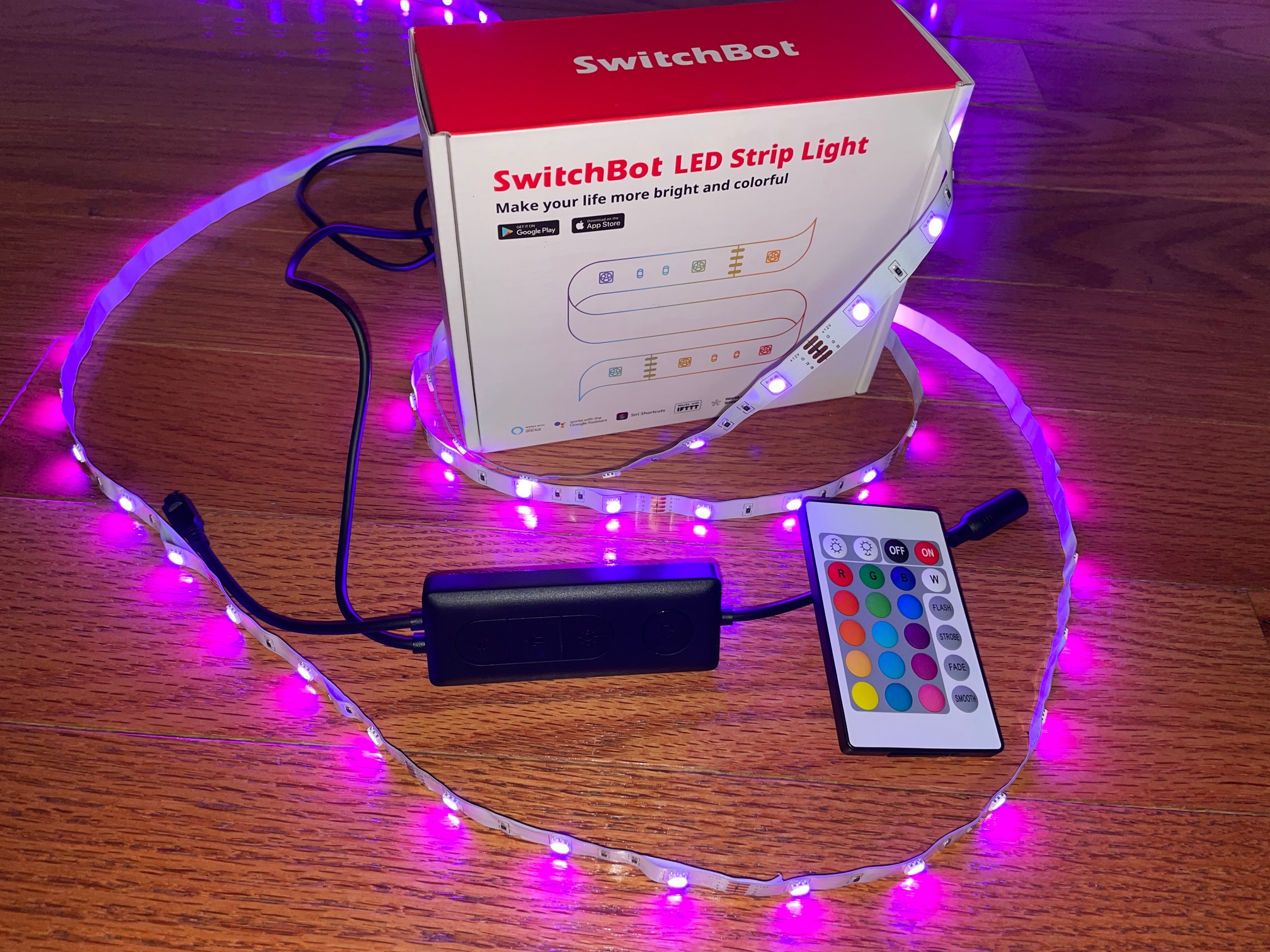 protektor Stå op i stedet tidligste SwitchBot LED Strip Light review - Add some crazy-colorful, flashy-flashy,  sexy-swanky lighting to your home! - The Gadgeteer