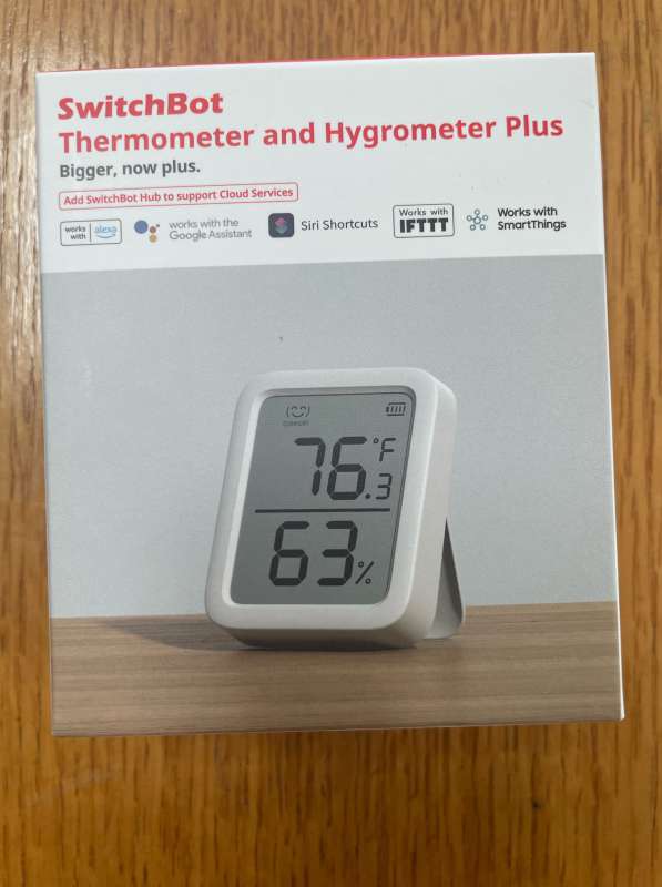 SwitchBot Thermometer Hygrometer, Most Accurate Digital Hygrometer