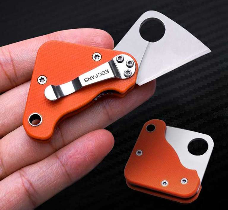 Here is a keychain knife made by EDC fans literally The Gadgeteer