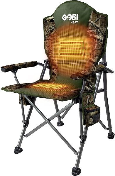 Tired of having a cold tush while watching your kids play soccer? Next time, grab a Terrain Heated Camping Chair!