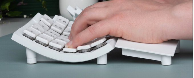 The MoErgo Glove80 is a unique keyboard that fits your hands like