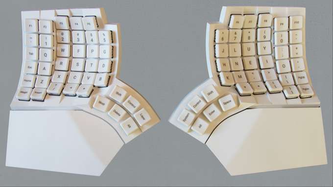 MoErgo Glove80 is a unique keyboard that fits your hands like a glove ...