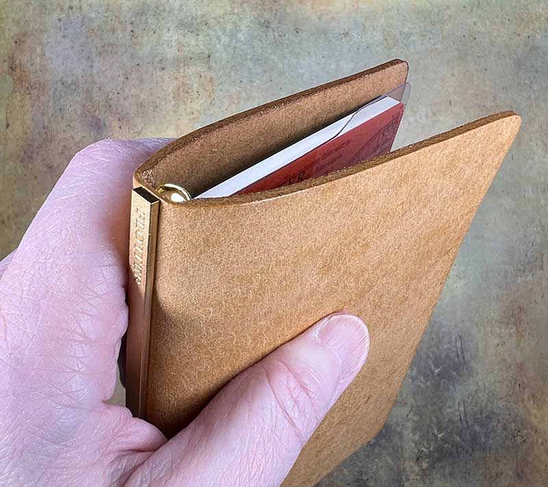 leather mini 3 ring binder small mini journal