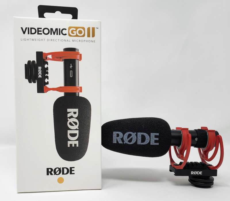 Rode VideoMic GO II Camera-mount Lightweight Directional Microphone