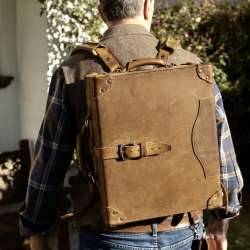 SaddleBackLeather GrandfatherBriefcase