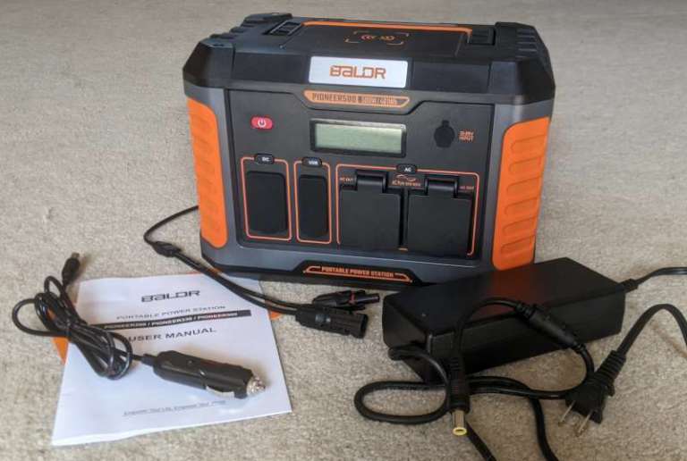 Baldr Portable Power Station 500w Review - The Gadgeteer