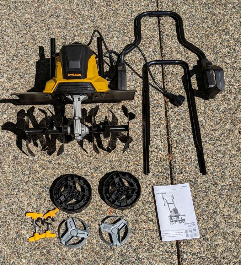 Eveage Corded Electric Tiller review The Gadgeteer