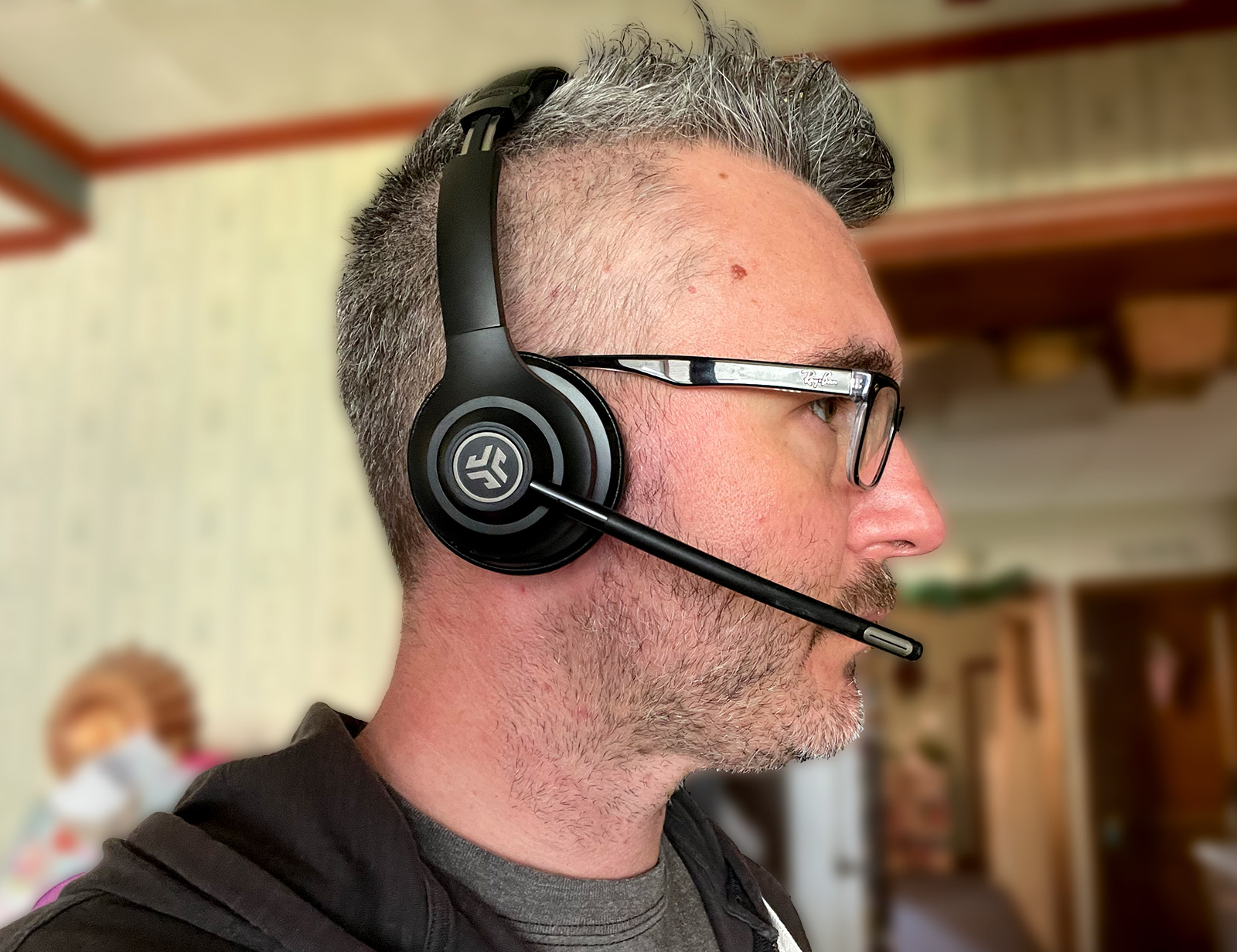 JLab GO Work Wireless On-Ear Headset