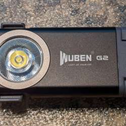 Wuben G2 flashlight review – Little body, big reflector