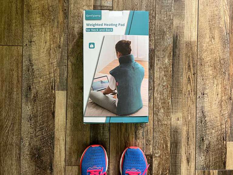 Comfytemp Weighted Heating Pad review Relief for your whole neck and