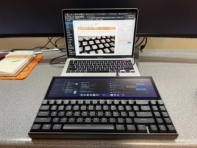 keyboard touch screen