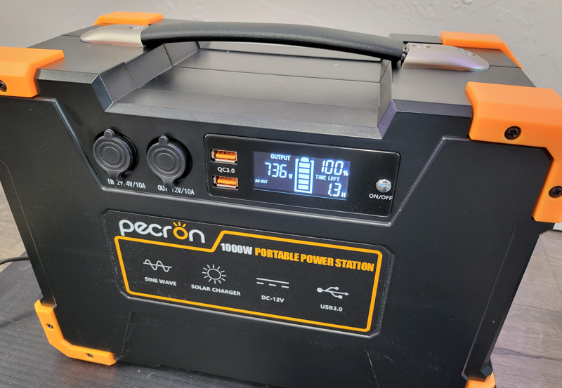 PECRON E1000 Portable Power Station and solar panel review - The