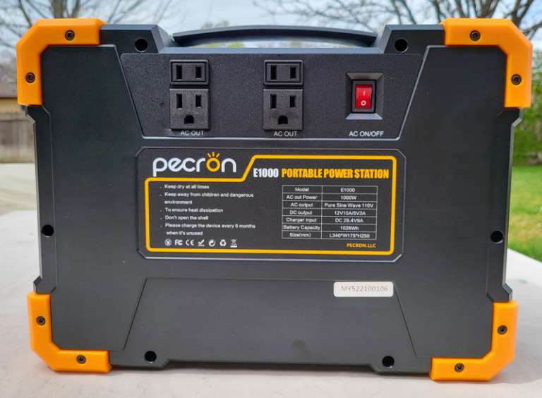 PECRON E1000 Portable Power Station and solar panel review The Gadgeteer