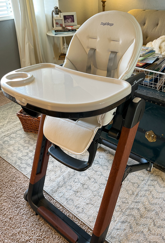 peg perego high chair leather