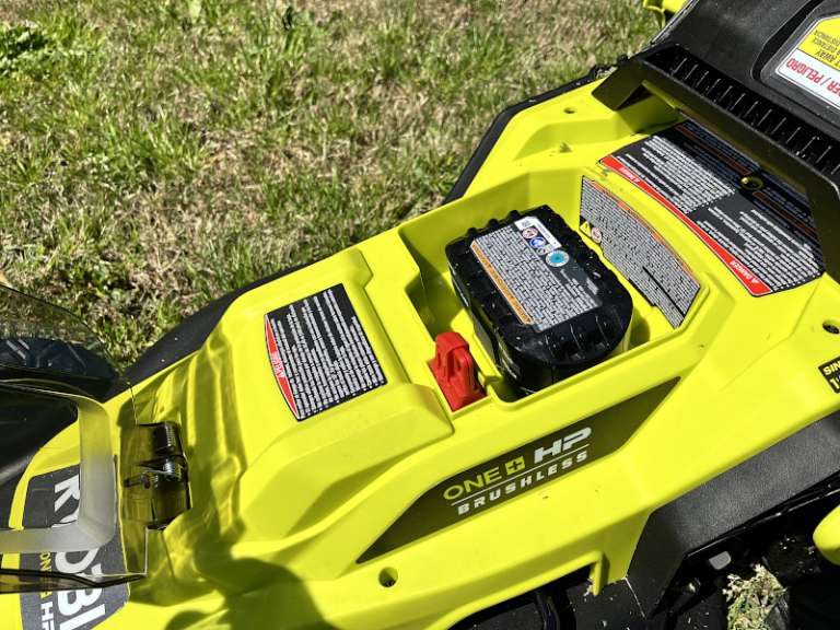 Ryobi 18V ONE+ Lawn Mower review a great mower for small yards with