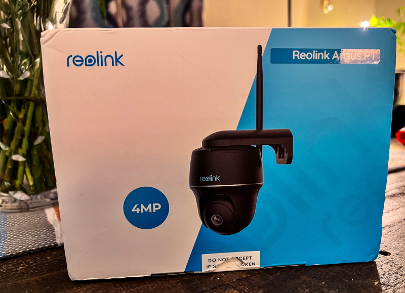 Reolink Argus PT 4MP Camara Vigilancia WiFi Exterior Cámara