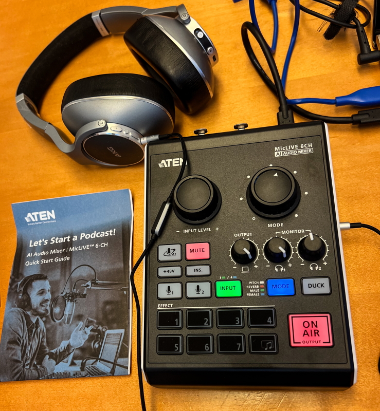 ATEN Podcast AI Audio Mixer (UC8000 MicLIVE) review - The Gadgeteer