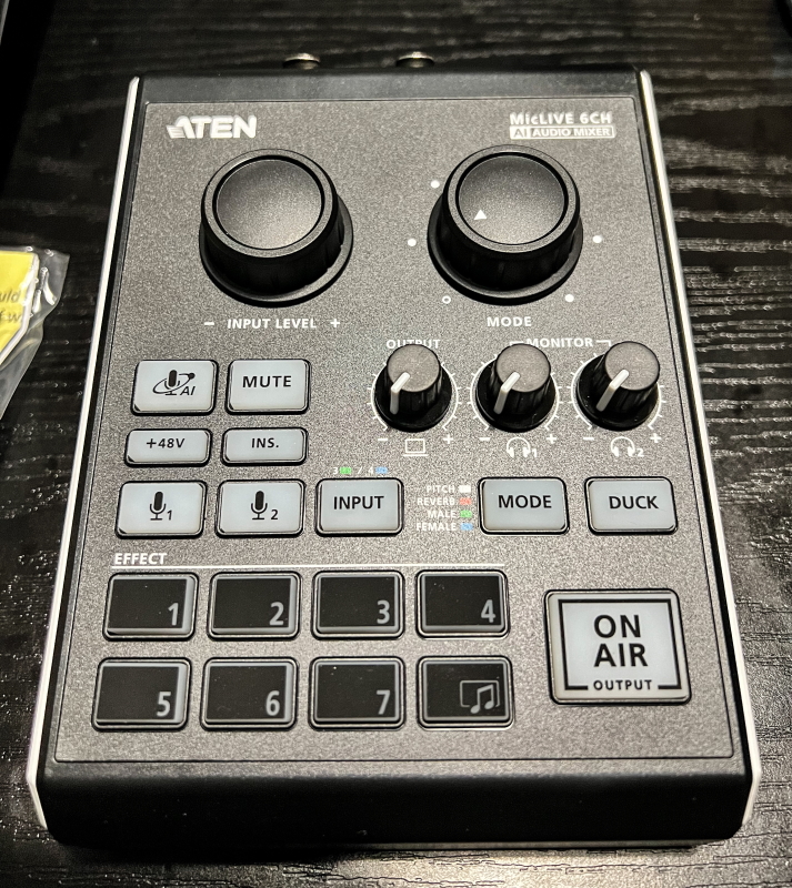 Podcast AI Audio Mixer, MicLIVE™ 6-CH - UC8000, ATEN Capture