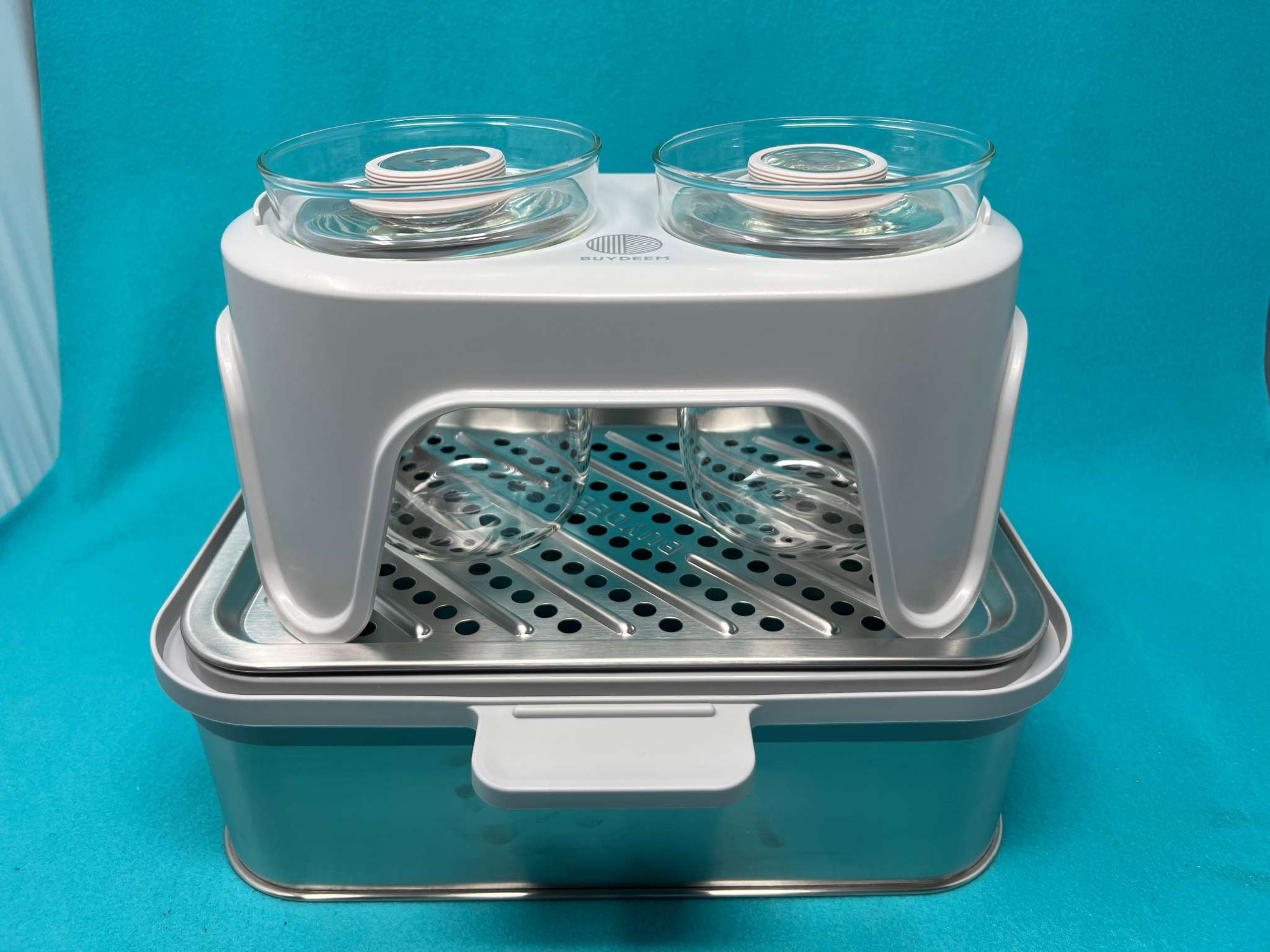 Buydeem Electric double-layer steamer review - The Gadgeteer