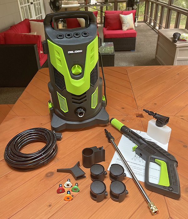 Rock&Rocker Rock&Rocker Powerful Electric Pressure Washer, Green India