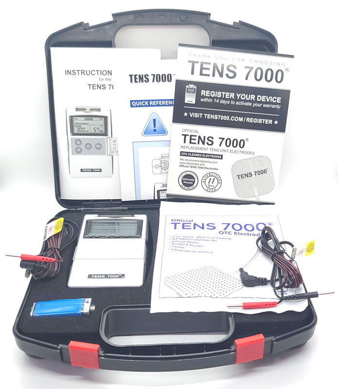 Carex TENS 7000 pain management device review - pocket-sized pain