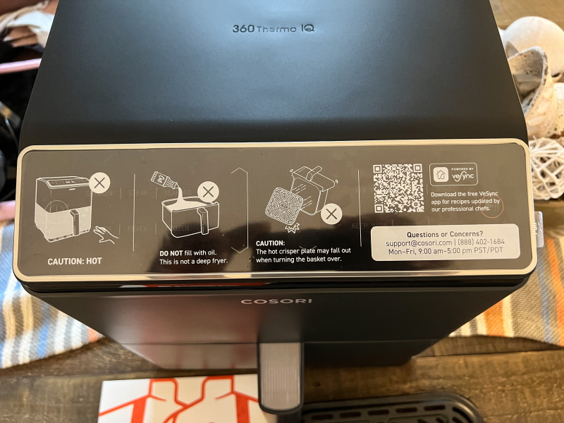 Unboxing Review Cosori Dual Blaze 6.8 qt Smart Air fryer