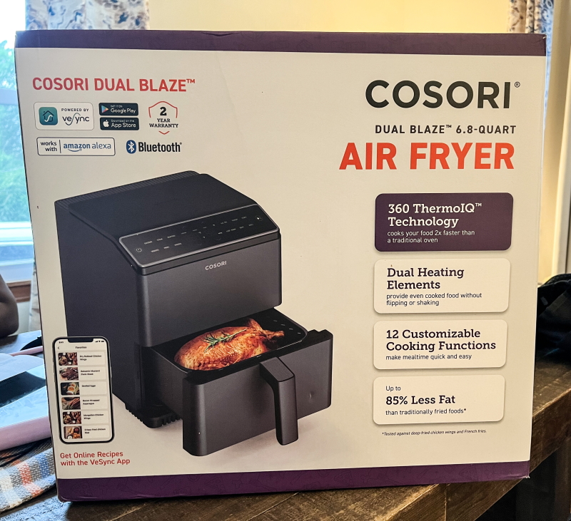 Cosori Dual Blaze 6.8QT Smart Air Fryer review - The Gadgeteer