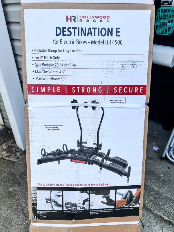 Destination E, Bike Rack with Ramp for Electric Bikes