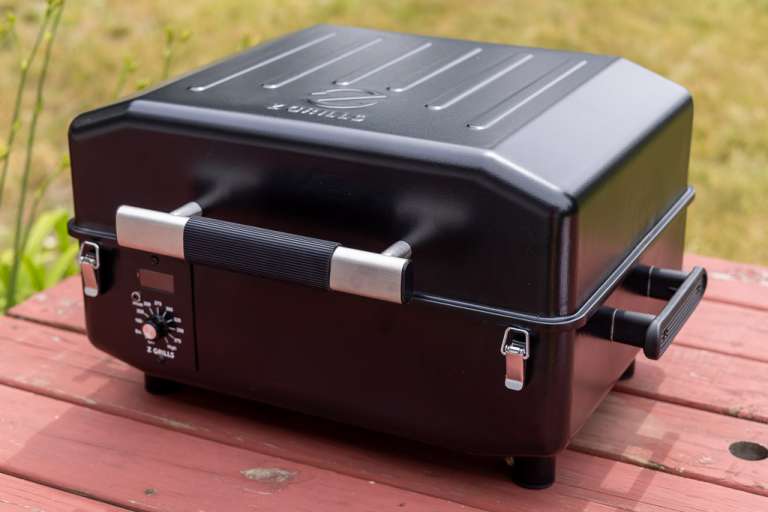Z Grills Cruiser 200A portable pellet grill and smoker review meat