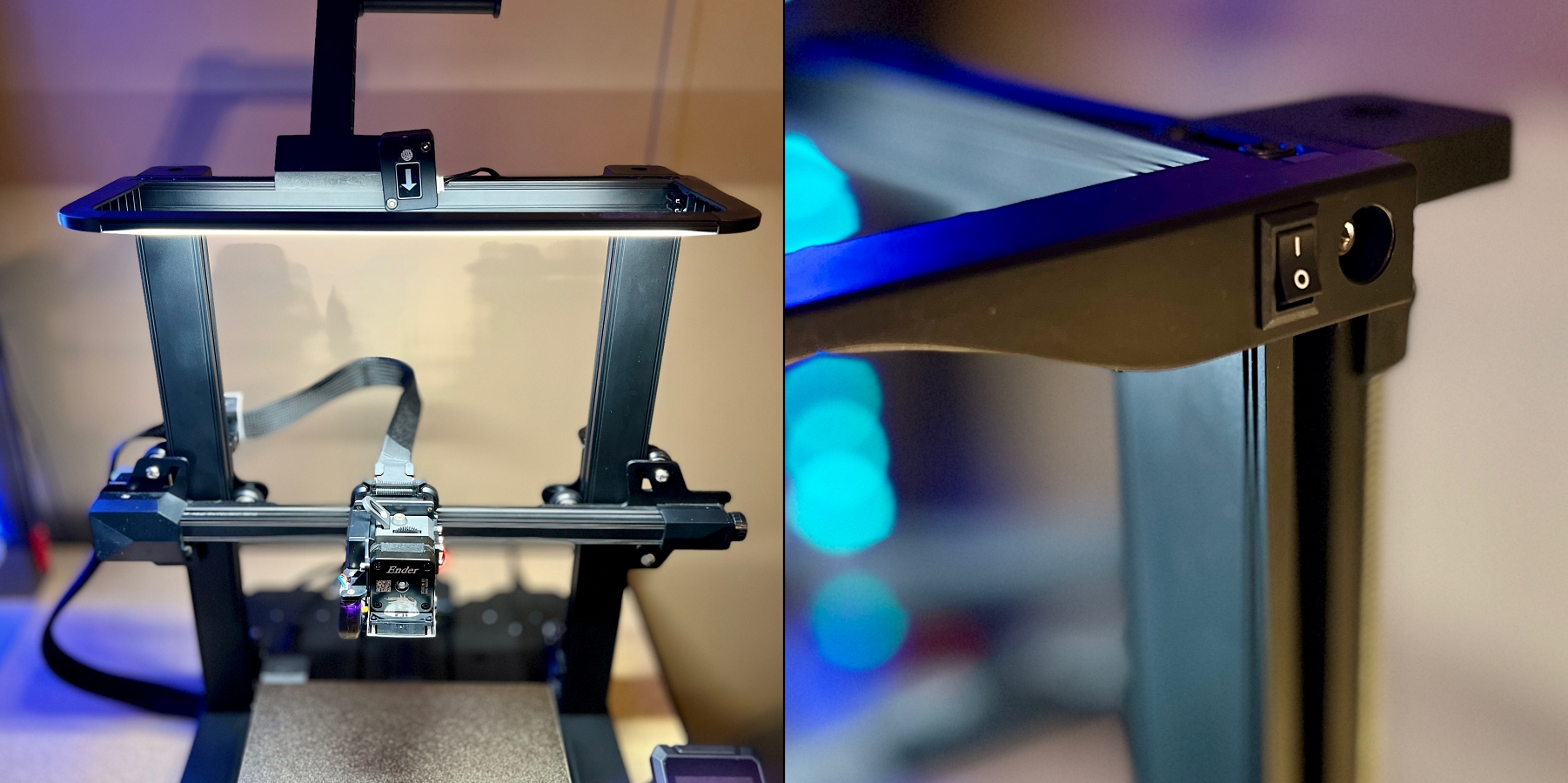 Official Creality Ender 3 LED Light Bar Kit Review : r/ender3