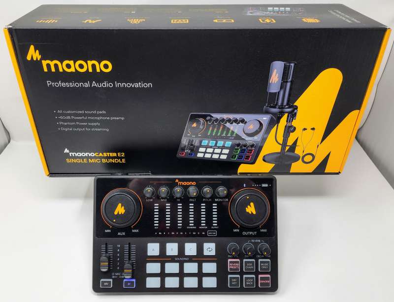 MAONOCASTER E2A Portable All-In-One Podcast Production Studio review – Budget podcasting on the go!