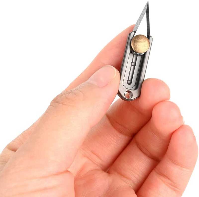 WORLD'S SMALLEST WORKING POCKET KNIFE! Tiny Miniature REAL mini NOT A TOY  small