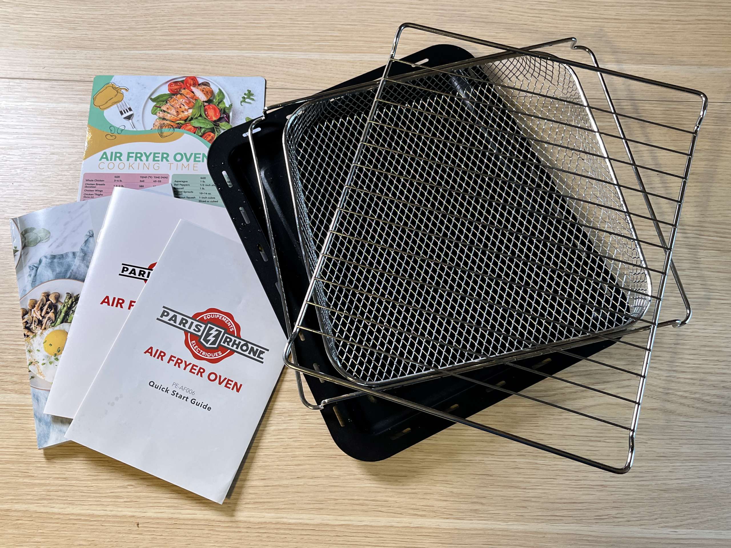 thumbnail image 2 of PARIS RHÔNE Air Fryer, 14.8 Quart Toaster Oven, 5-in-1 Convection Oven 2 of 12