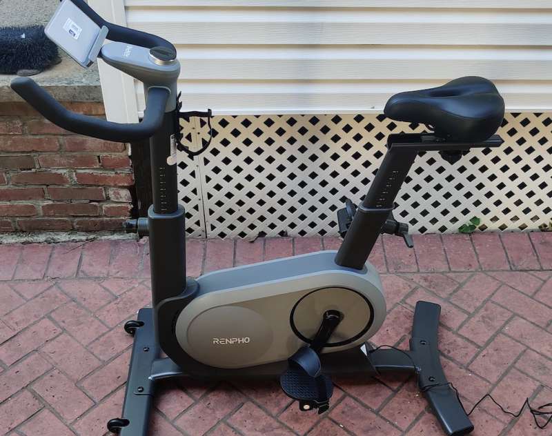 Tall exercise shop bike