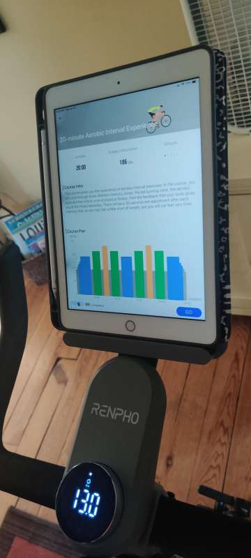 renpho bike 8 | jrdhub | RENPHO AI Smart Exercise Bike review - All sorts of training, in your living room! (as long as you’re under 6’ tall) | https://jrdhub.com