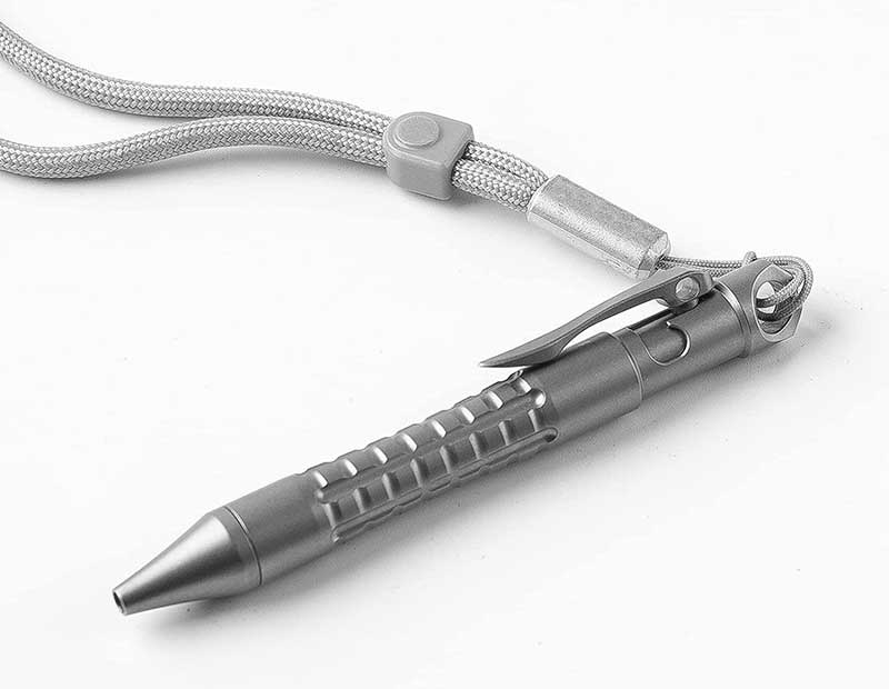 Pocket Size Keychain Pen Edc Pocket Pen Titanium Ballpoint Pen