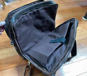 Anuent Leather Convertible Briefcase Backpack review – Luscious leather ...