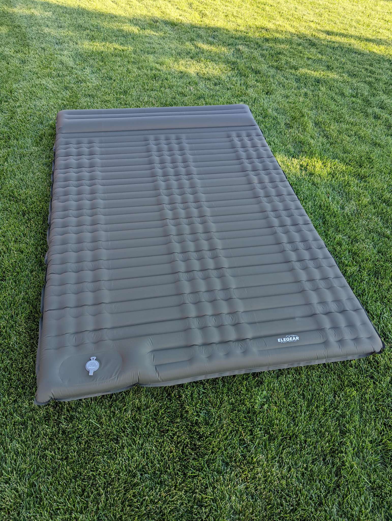 Elegear 4 in Inflatable Double Sleep Pad review great for camping and