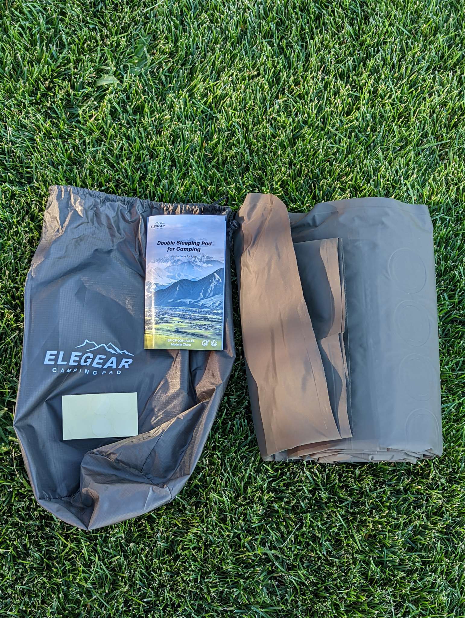 Elegear 4 in Inflatable Double Sleep Pad review great for camping and
