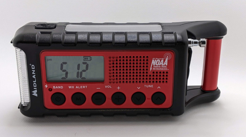 Midland ER310 emergency crank weather radio review – 4 ways to power it up