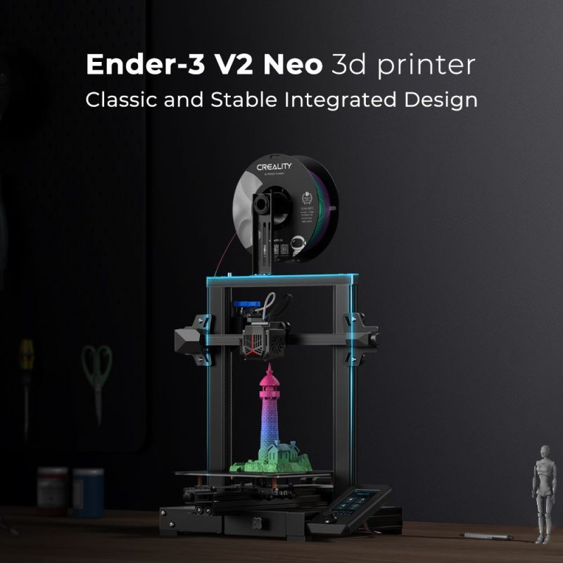 Creality Ender-3 V2 Neo 3D Printer ENDER-3 V2 NEO B&H Photo Video