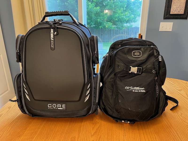 New and old. I've enjoyed using my OGIO for almost a decade but it was time to move on.