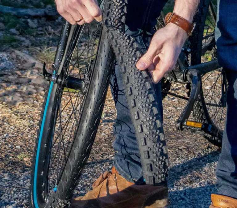 Change your bicycle tire treads with a quick zip skin! The Gadgeteer